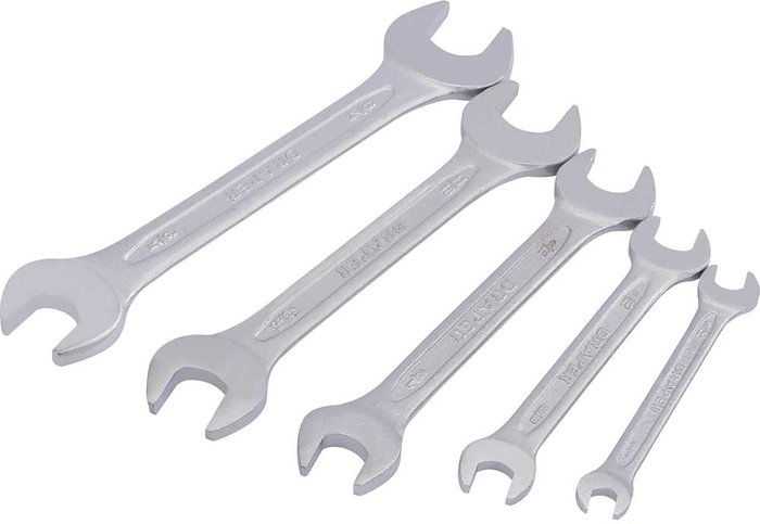 Tooled Up | Draper Draper 5 Piece Double Open End Spanner Set Imperial Draper Draper 5 Piece Double Open End Spanner Set Imperial