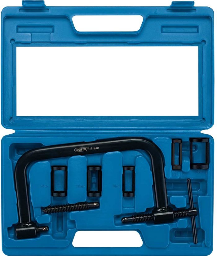 Tooled Up | Draper Draper Expert Multi Way Valve Spring Compressor Kit Draper Draper Expert Multi Way Valve Spring Compressor Kit