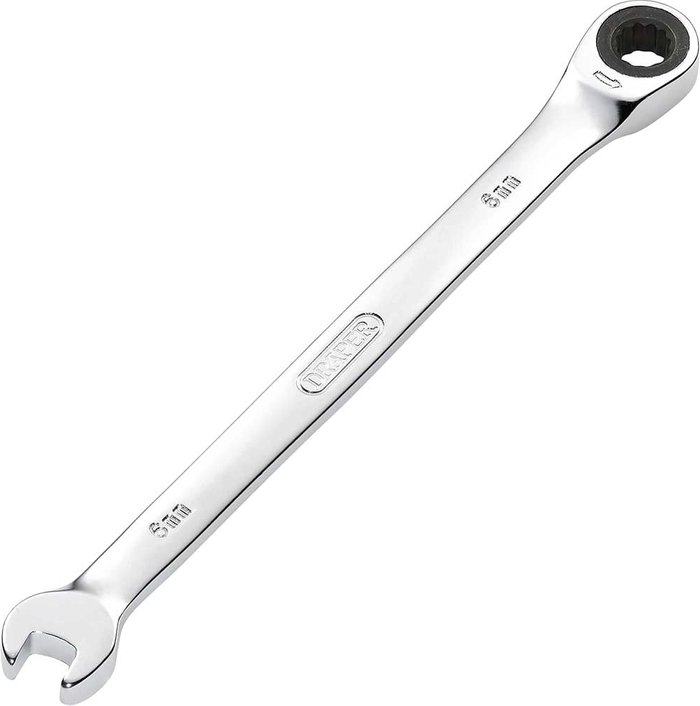 Tooled Up | Draper Draper Hi Torq Ratchet Combination Spanner 6mm Draper Draper Hi Torq Ratchet Combination Spanner 6mm