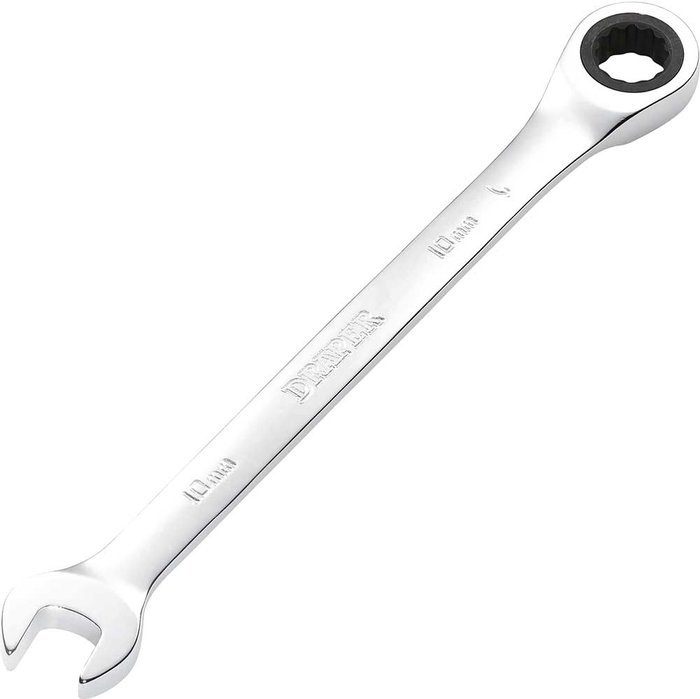 Tooled Up | Draper Draper Hi Torq Ratchet Combination Spanner 10mm Draper Draper Hi Torq Ratchet Combination Spanner 10mm