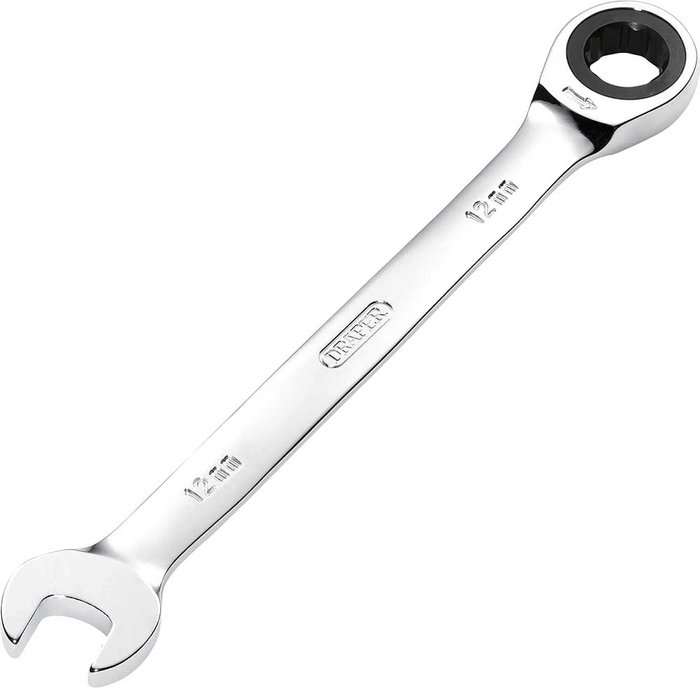 Tooled Up | Draper Draper Hi Torq Ratchet Combination Spanner 12mm Draper Draper Hi Torq Ratchet Combination Spanner 12mm