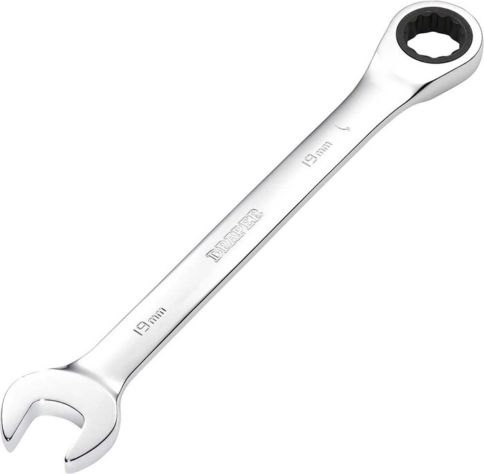 Tooled Up | Draper Draper Hi Torq Ratchet Combination Spanner 19mm Draper Draper Hi Torq Ratchet Combination Spanner 19mm