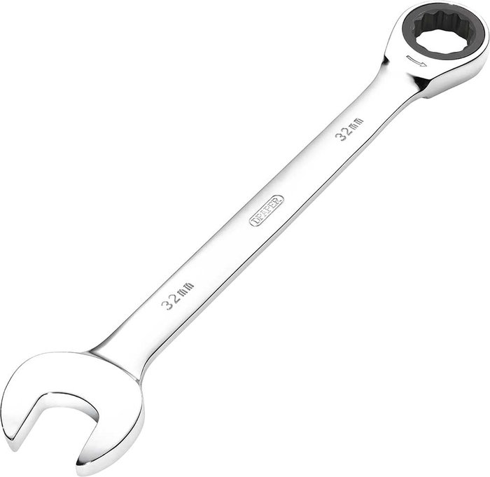 Tooled Up | Draper Draper Hi Torq Ratchet Combination Spanner 32mm Draper Draper Hi Torq Ratchet Combination Spanner 32mm