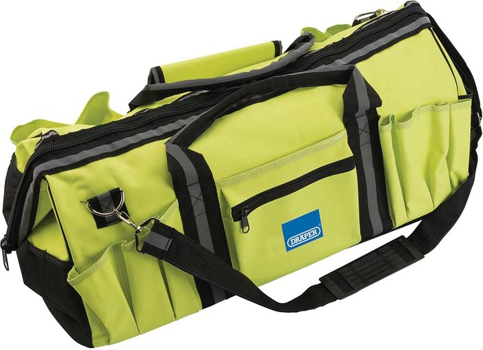 Tooled Up | Draper Draper Expert HVTB Hi Vis Tool Bag Draper Draper Expert HVTB Hi Vis Tool Bag