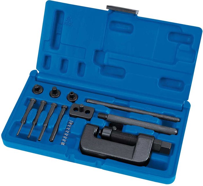 Tooled Up | Draper Draper Expert Motorcycle Chain Splitter and Riveter Kit Draper Draper Expert Motorcycle Chain Splitter and Riveter Kit