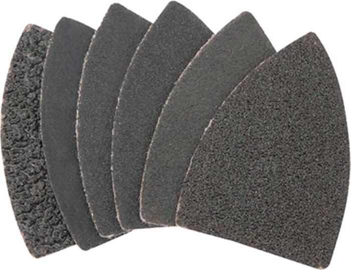 Tooled Up | Draper Draper Finger Sanding Sheets for 23038 Oscillating Multi Tool Assorted Grit Pack of 6 Draper Draper Finger Sanding Sheets for 23038 Oscillating Multi Tool Assorted Grit Pack of 6