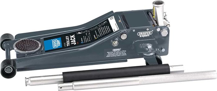 Tooled Up | Draper Draper Expert Quick Lift Low Profile Trolley Jack 2 Tonne Draper Draper Expert Quick Lift Low Profile Trolley Jack 2 Tonne