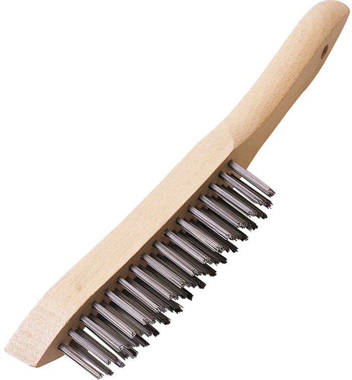 Tooled Up | Draper Draper Heavy Duty Wire Scratch Brush 4 Rows Draper Draper Heavy Duty Wire Scratch Brush 4 Rows