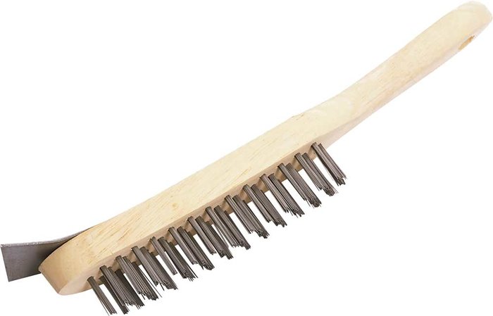 Tooled Up | Draper Draper Wire Scratch Brush and Scraper 4 Rows Draper Draper Wire Scratch Brush and Scraper 4 Rows