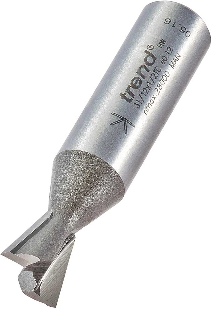 Tooled Up | Trend Trend Dovetail Router Cutter 12.7mm 10mm 1/2 Trend Trend Dovetail Router Cutter 12.7mm 10mm 1/2