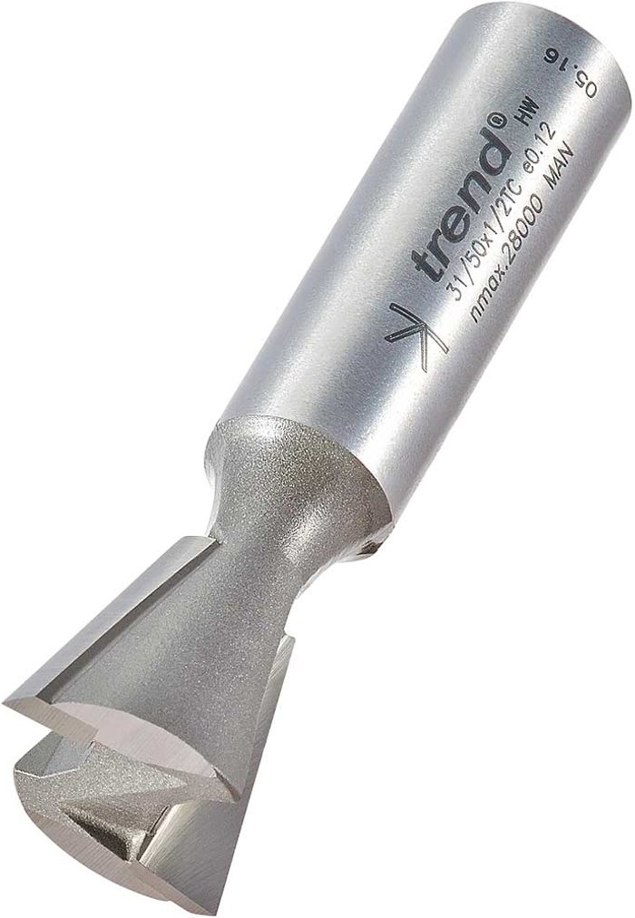 Tooled Up | Trend Trend Dovetail Router Cutter 19.1mm 19.1mm 1/2 Trend Trend Dovetail Router Cutter 19.1mm 19.1mm 1/2