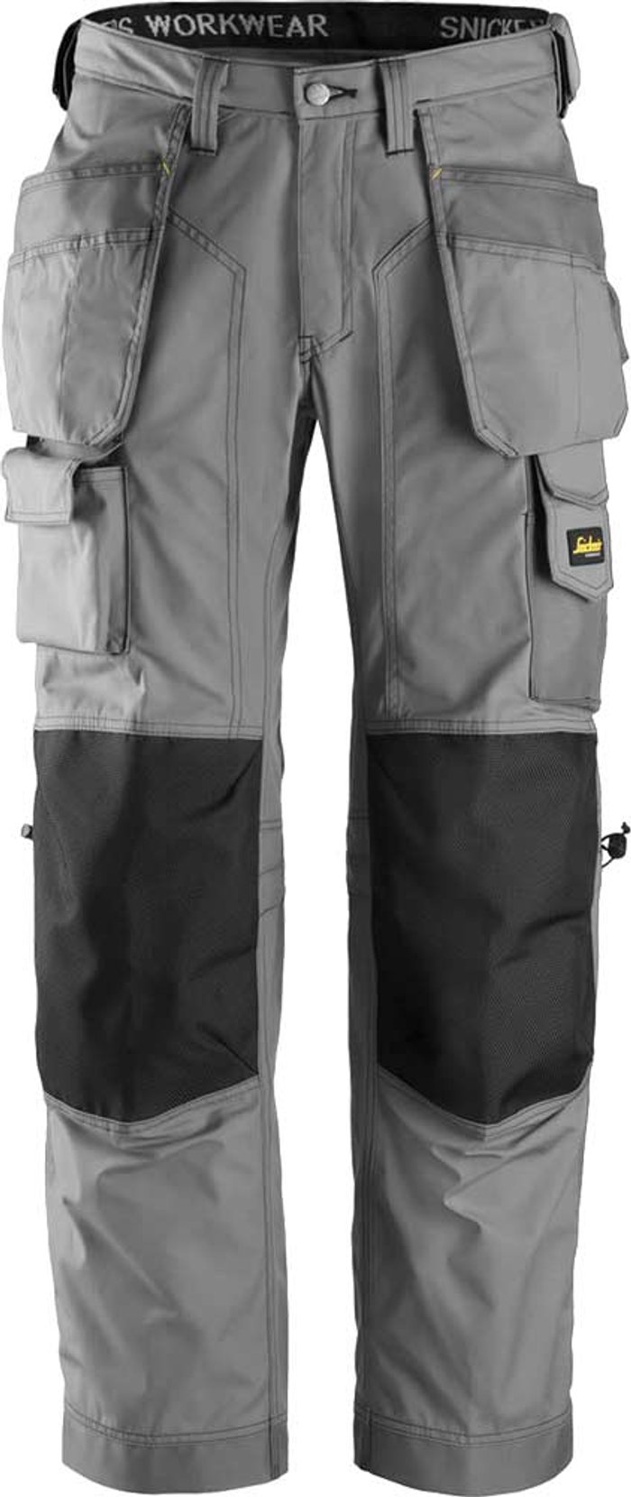 Tooled Up | Snickers Snickers 3223 Mens Rip Stop Floor Layer Work Trousers Grey 33 Snickers Snickers 3223 Mens Rip Stop Floor Layer Work Trousers Grey 33