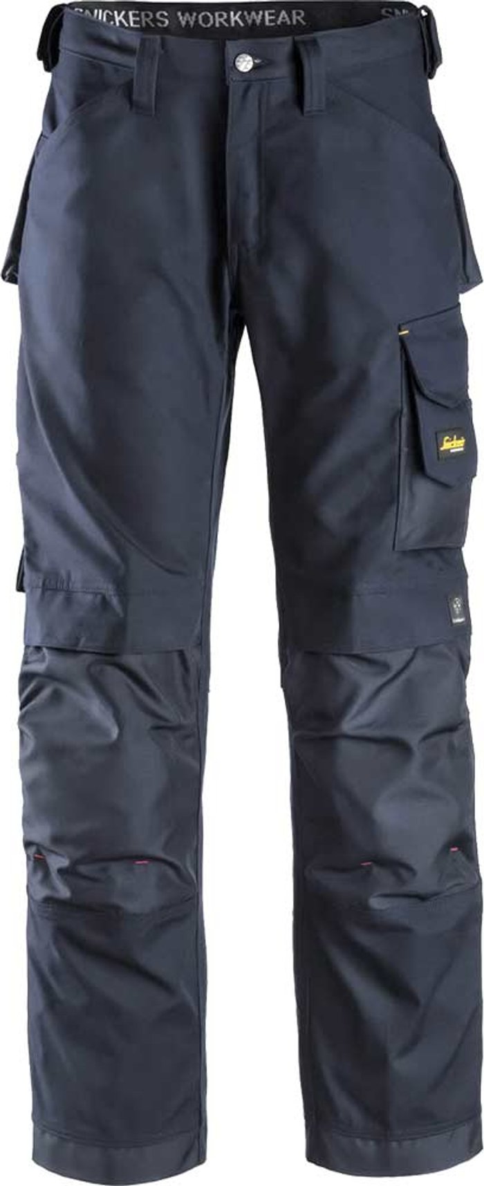 Tooled Up | Snickers Snickers 3314 Canvas+ Trousers Navy 38 Snickers Snickers 3314 Canvas+ Trousers Navy 38