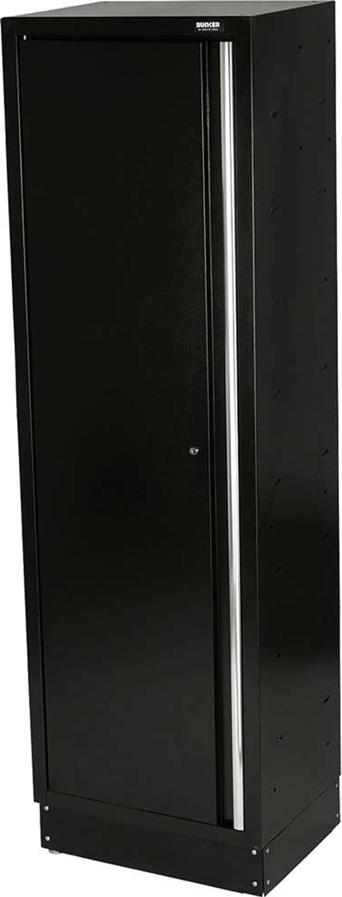 Tooled Up | Draper Draper Bunker Modular Tall Single Door Floor Cabinet Black Draper Draper Bunker Modular Tall Single Door Floor Cabinet Black