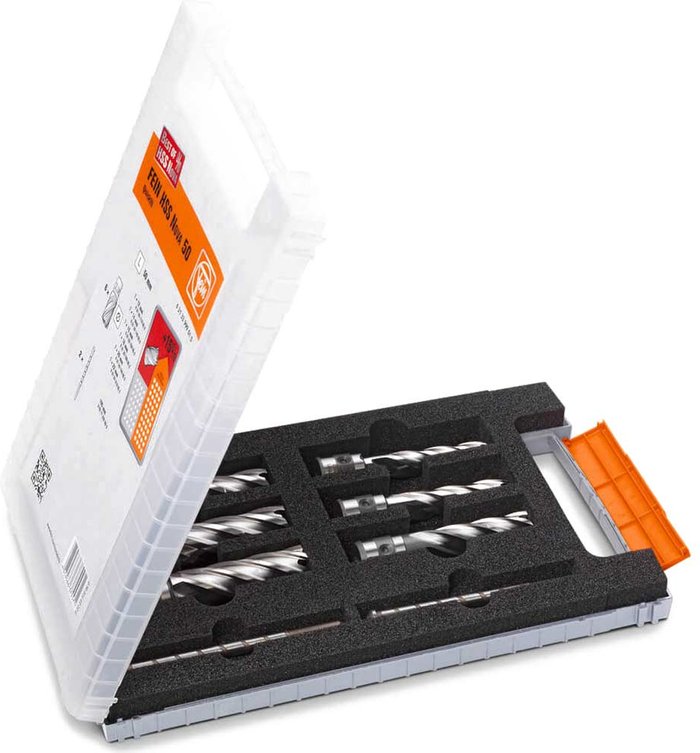 Tooled Up | Fein Fein 8 Piece Best of HSS Nova QuickIN Core Drill Bit Set Fein Fein 8 Piece Best of HSS Nova QuickIN Core Drill Bit Set
