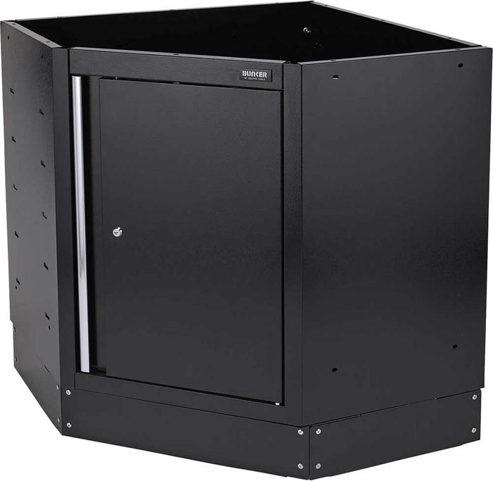 Tooled Up | Draper Draper Bunker Modular Corner Floor Cabinet Black Draper Draper Bunker Modular Corner Floor Cabinet Black