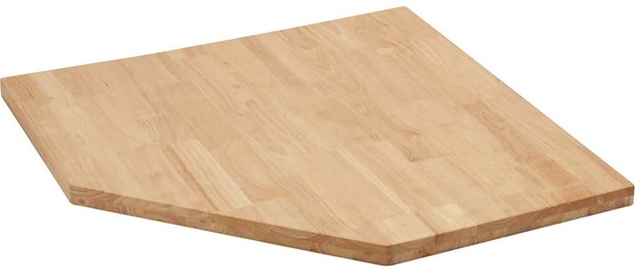 Tooled Up | Draper Draper Bunker Modular Hardwood Worktop for Corner Cabinet 0.86m Draper Draper Bunker Modular Hardwood Worktop for Corner Cabinet 0.86m