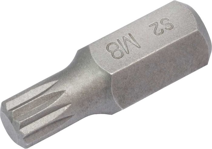 Tooled Up | Draper Draper Expert XZN Spline 10mm Shank Insert Bits M8 30mm Pack of 1 Draper Draper Expert XZN Spline 10mm Shank Insert Bits M8 30mm Pack of 1