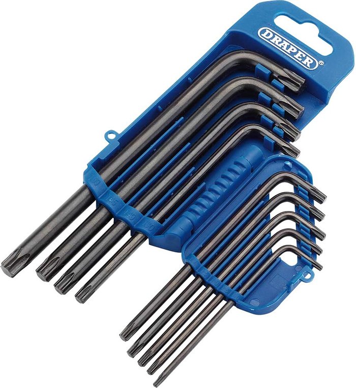 Tooled Up | Draper Draper 9 piece Torx Key Set Draper Draper 9 piece Torx Key Set
