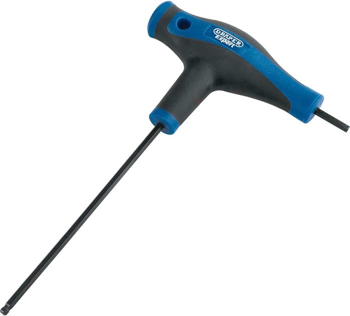 Tooled Up | Draper Draper Expert T Handle Ball End Hexagon Allen Key Metric 3mm Draper Draper Expert T Handle Ball End Hexagon Allen Key Metric 3mm