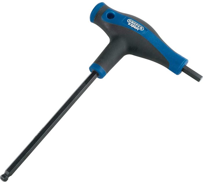 Tooled Up | Draper Draper Expert T Handle Ball End Hexagon Allen Key Metric 5mm Draper Draper Expert T Handle Ball End Hexagon Allen Key Metric 5mm