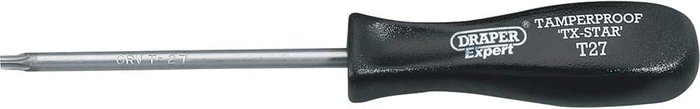 Tooled Up | Draper Draper Security Torx Screwdriver T27 100mm Draper Draper Security Torx Screwdriver T27 100mm