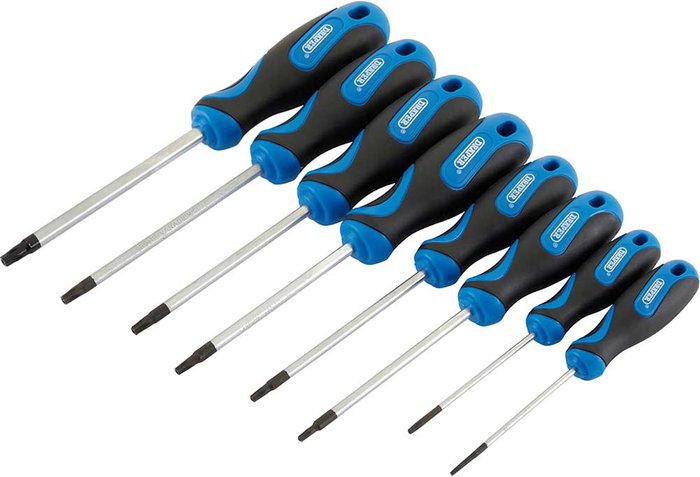 Tooled Up | Draper Draper Soft Grip TX-STAR And TX-STAR Security Screwdriver Set (8 Piece) Draper Draper Soft Grip TX-STAR And TX-STAR Security Screwdriver Set (8 Piece)