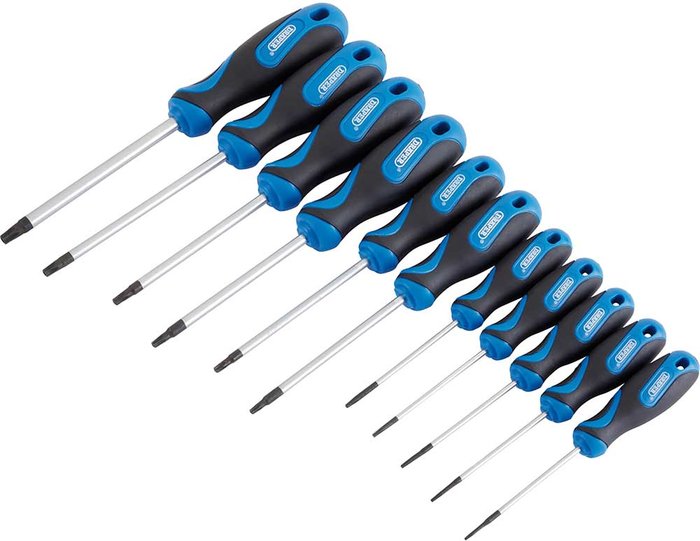 Tooled Up | Draper Draper 11 Piece Torx and Security Torx Screwdriver Set Draper Draper 11 Piece Torx and Security Torx Screwdriver Set