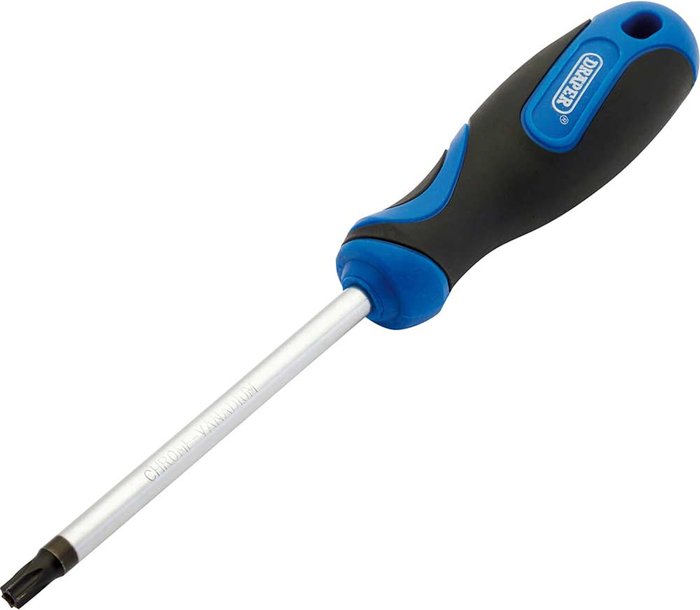 Tooled Up | Draper Draper Security Torx Screwdriver T40 115mm Draper Draper Security Torx Screwdriver T40 115mm