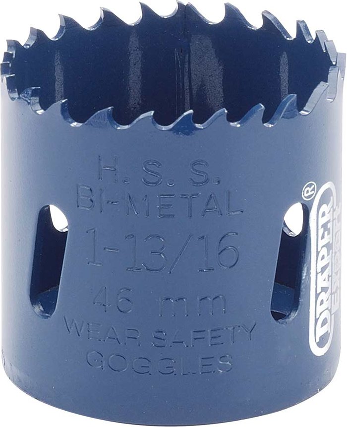 Tooled Up | Draper Draper Expert HSS Bi Metal Hole Saw 46mm Draper Draper Expert HSS Bi Metal Hole Saw 46mm