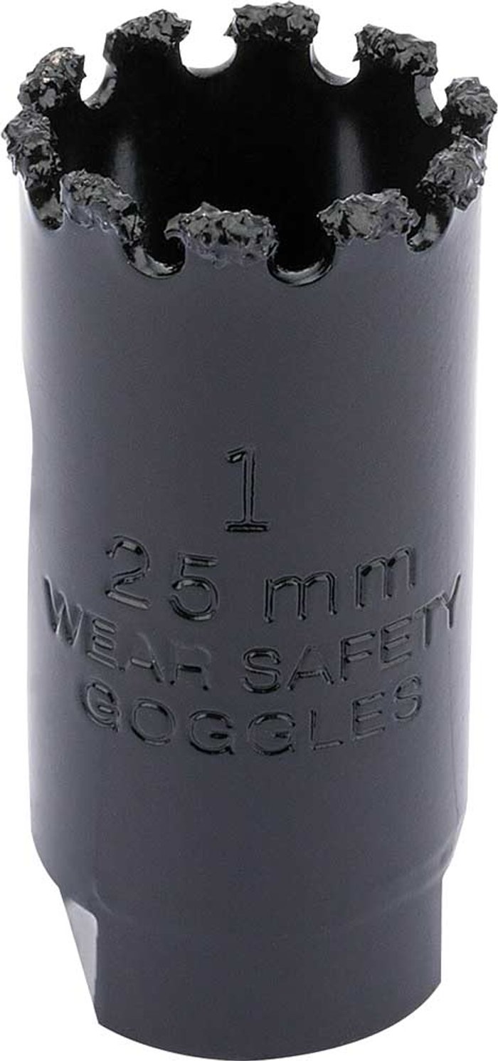 Tooled Up | Draper Draper Expert Tungsten Carbide Grit Hole Saw 25mm Draper Draper Expert Tungsten Carbide Grit Hole Saw 25mm