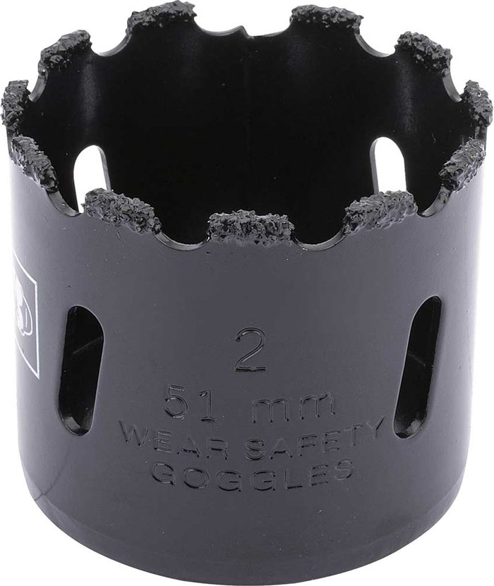 Tooled Up | Draper Draper Expert Tungsten Carbide Grit Hole Saw 51mm Draper Draper Expert Tungsten Carbide Grit Hole Saw 51mm