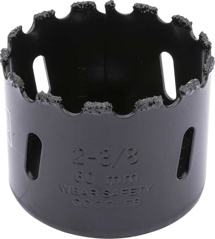Tooled Up | Draper Draper Expert Tungsten Carbide Grit Hole Saw 60mm Draper Draper Expert Tungsten Carbide Grit Hole Saw 60mm