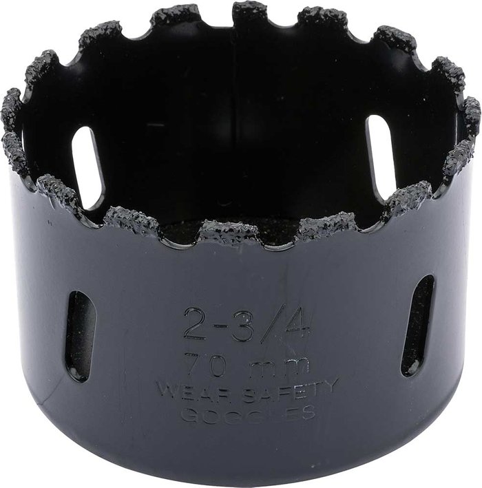 Tooled Up | Draper Draper Expert Tungsten Carbide Grit Hole Saw 70mm Draper Draper Expert Tungsten Carbide Grit Hole Saw 70mm