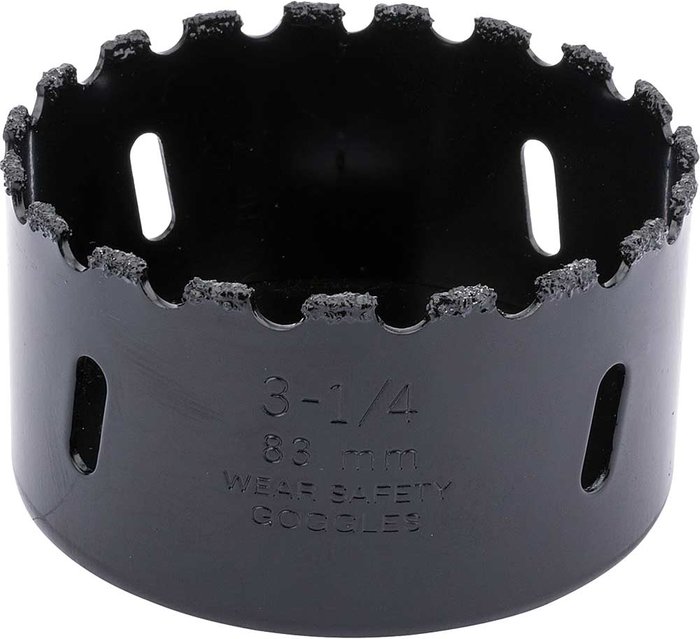 Tooled Up | Draper Draper Expert Tungsten Carbide Grit Hole Saw 83mm Draper Draper Expert Tungsten Carbide Grit Hole Saw 83mm