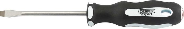 Tooled Up | Draper Draper Expert Flared Slotted Screwdriver 6.5mm 100mm Draper Draper Expert Flared Slotted Screwdriver 6.5mm 100mm