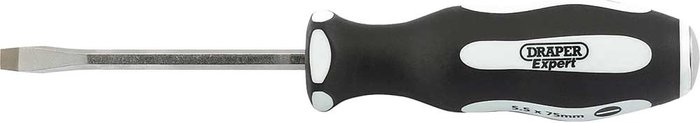 Tooled Up | Draper Draper Expert Hammer Through Flared Slotted Screwdriver 8mm 200mm Draper Draper Expert Hammer Through Flared Slotted Screwdriver 8mm 200mm