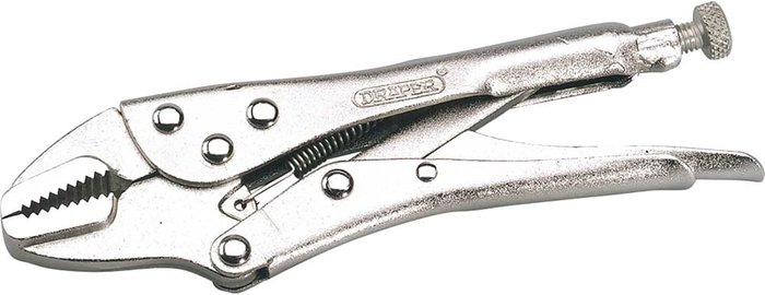 Tooled Up | Draper Draper Straight Jaw Self Grip Pliers 190mm Draper Draper Straight Jaw Self Grip Pliers 190mm