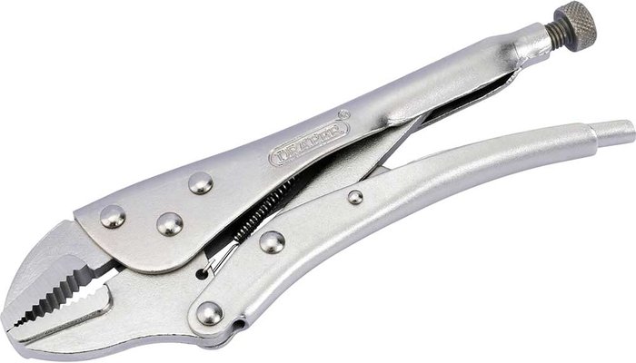 Tooled Up | Draper Draper Straight Jaw Self Grip Pliers 220mm Draper Draper Straight Jaw Self Grip Pliers 220mm