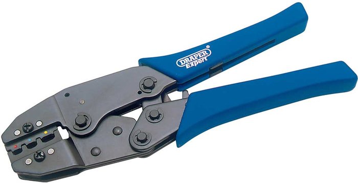 Tooled Up | Draper Draper RCT Ratchet Action Terminal Crimping Tool Draper Draper RCT Ratchet Action Terminal Crimping Tool