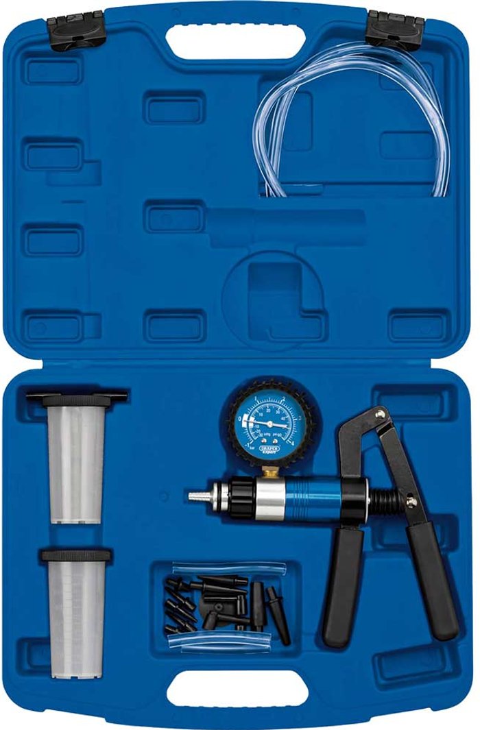 Tooled Up | Draper Draper 22 Piece Vacuum Pressure Test Kit Draper Draper 22 Piece Vacuum Pressure Test Kit