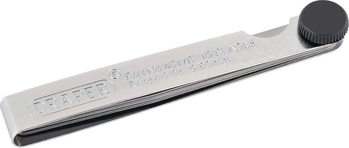 Tooled Up | Draper Draper 10 Blade Feeler Gauge Set Metric Draper Draper 10 Blade Feeler Gauge Set Metric