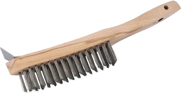 Tooled Up | Draper Draper Heavy Duty Wire Scratch Brush and Scraper 4 Rows Draper Draper Heavy Duty Wire Scratch Brush and Scraper 4 Rows