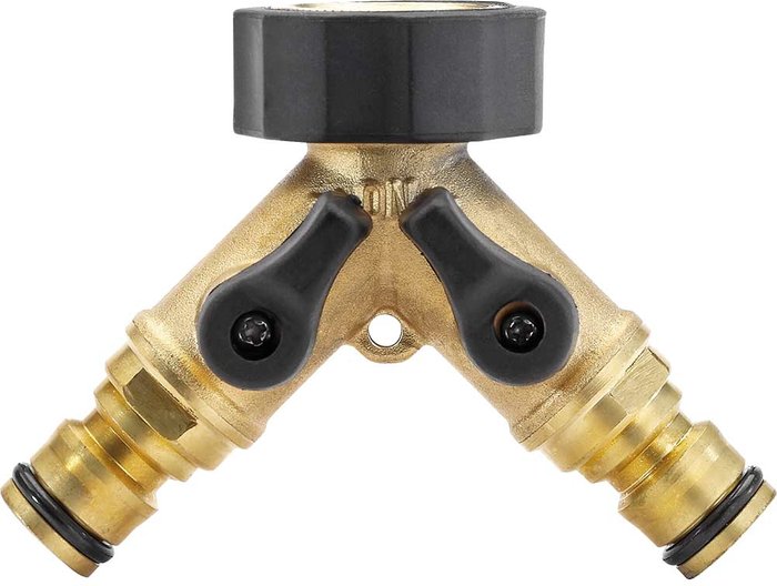 Tooled Up | Draper Draper Expert Brass 2 Way Flow Control Tap Connector 3/4 Draper Draper Expert Brass 2 Way Flow Control Tap Connector 3/4