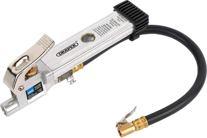 Tooled Up | Draper Draper Open Ended Clip on Connector Car Air Tyre Inflator Draper Draper Open Ended Clip on Connector Car Air Tyre Inflator