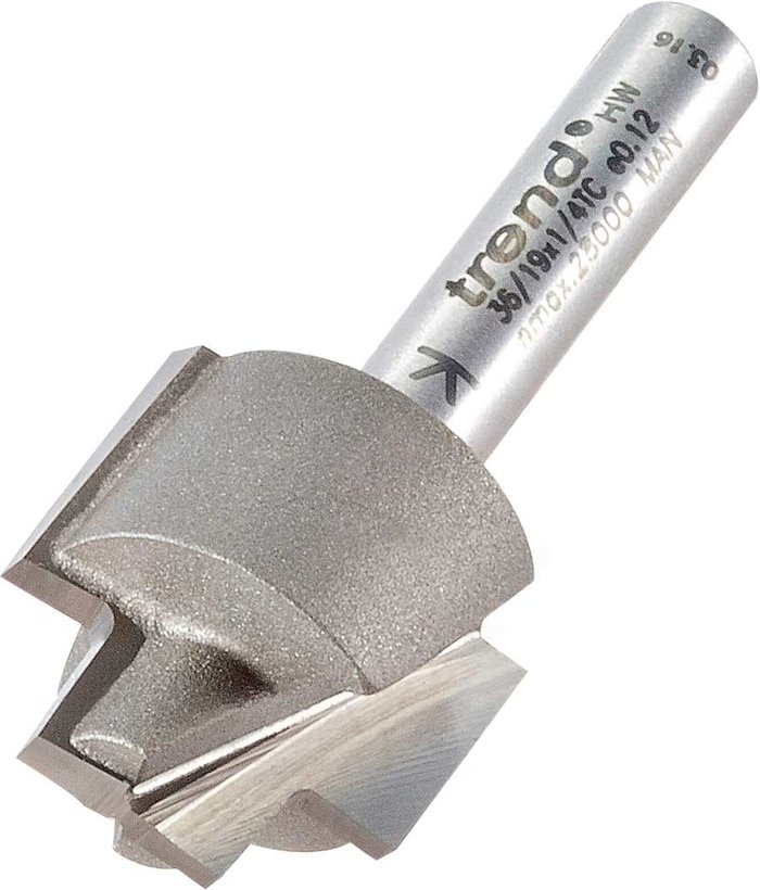 Tooled Up | Trend Trend Bookcase Strip Rebate Router Cutter 9.5mm 13mm 1/4 Trend Trend Bookcase Strip Rebate Router Cutter 9.5mm 13mm 1/4
