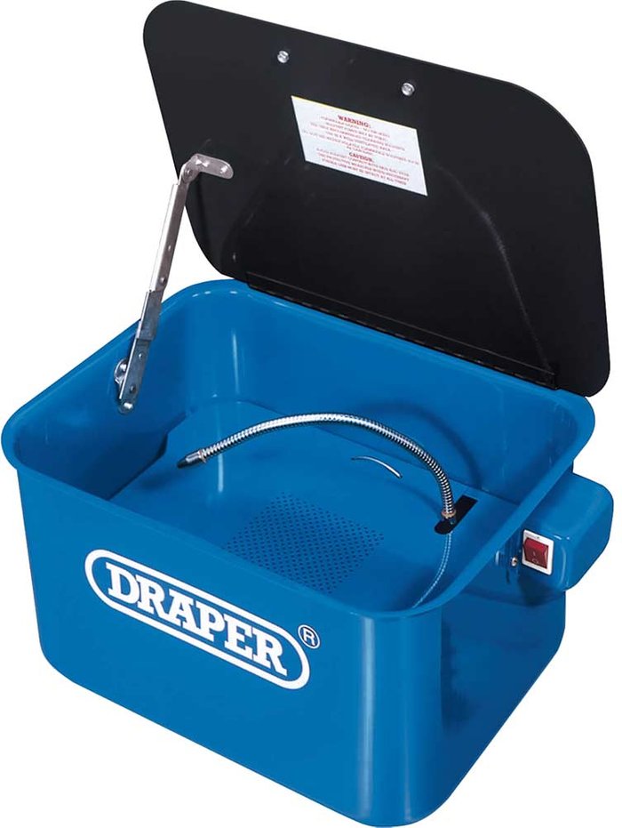 Tooled Up | Draper Draper 230V Bench-Mounted Parts Washer Draper Draper 230V Bench-Mounted Parts Washer