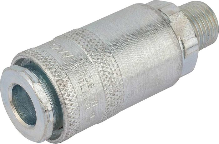 Tooled Up | Draper Draper PCL Airflow Air Line Coupling BSPT Male Thread 1/4 Draper Draper PCL Airflow Air Line Coupling BSPT Male Thread 1/4