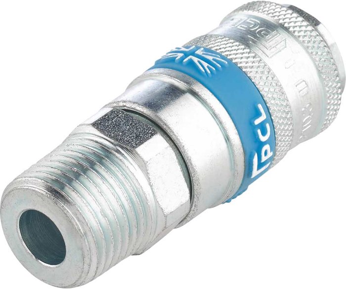 Tooled Up | Draper Draper PCL Airflow Air Line Coupling BSPT Male Thread 1/2 Draper Draper PCL Airflow Air Line Coupling BSPT Male Thread 1/2