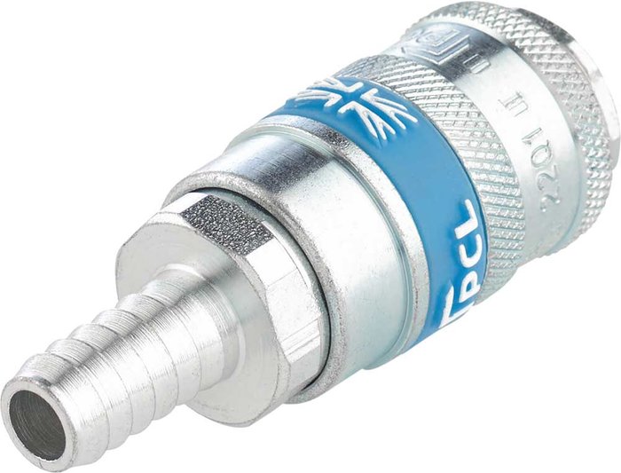 Tooled Up | Draper Draper PCL Air Line Coupling With Tailpiece 3/8 Draper Draper PCL Air Line Coupling With Tailpiece 3/8